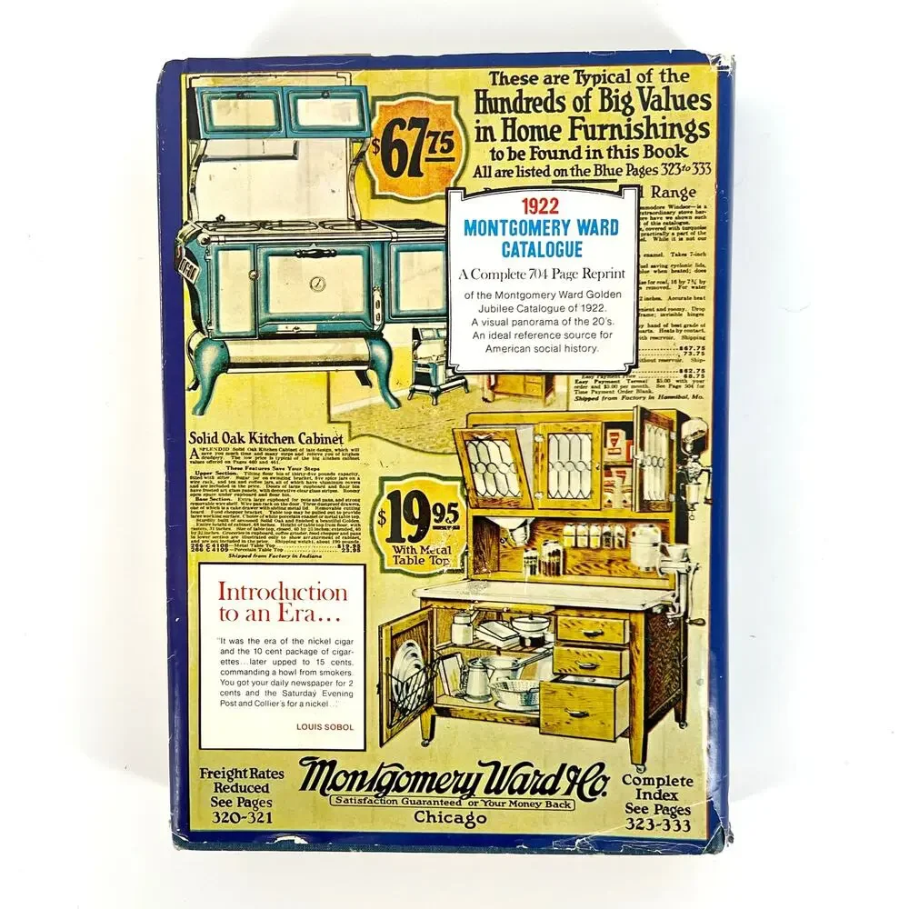 1922 Montgomery Ward Catalog Golden Jubilee hardback book 1969 printing